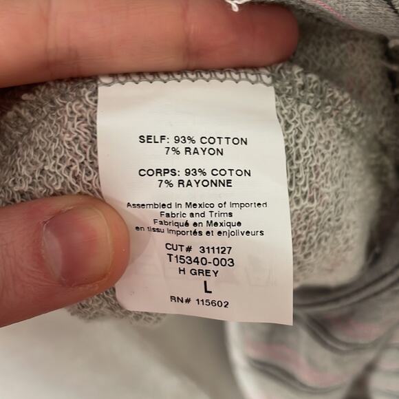 NWT lush cropped striped sweatshirt - Picture 6 of 8